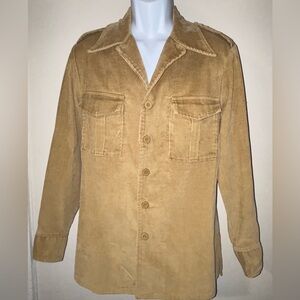 Men's Tan Corduroy Jacket Donegal